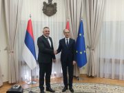 Минић са Мацутом у Београду (ФОТО)