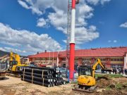 Почела изградња кружног тока у Палама (Фото)