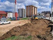 Пале: Почели припремни радови за изградњу кружног тока на раскрсници Карађорђеве и Улице Николе Тесле (Фото)