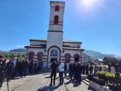 Аутобуси са учесницима обиљежавања 34 године од злочина над војницима ЈНА У Добровољачкој улици у Сарајеву