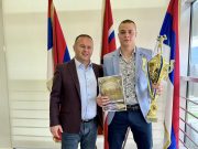 Ћосић угостио шампиона БиХ у олимпијском боксу Вука Мичића (Фото)