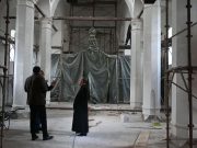 Начелник Страхиња Башевић обишао радове на реконструкцији Цркве Светог пророка Илије у Сокоцу
