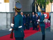 Делегација Републике Српске у Кремљу дочекана уз највише почасти (ВИДЕО)