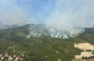 На пожариште у невесињском селу Хумчани избачено 50 тона воде