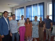 Начелник Сокоца Страхиња Башевић посјетио подјелу бесплатних уџбеника у ОШ „Соколац“