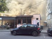 Пожар на улазу у Стари Град у Требињу, брзом реакцијом ватрогасаца, ватра угашена