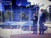 Вучић дочекао Зеленског испред Палате „Србија“