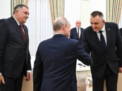Додик и Минић на конференцији за новинаре по повратку из Русије