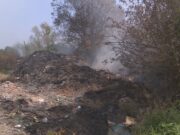 Поново активан пожар на нелегалној депонији Шишета у Горажду
