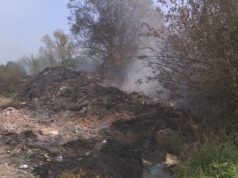 Поново активан пожар на нелегалној депонији Шишета у Горажду
