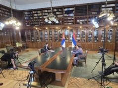 У Народној скупштини Србије снимају се нове епизоде подкаста „Отаџбина“ Меморијалног центра Српске