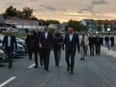 Минић у Шамцу на свечаности поводом завршетка прве фазе уређења обале Саве