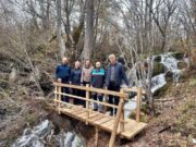 На водопаду Берег постављена платформа за фотографисање