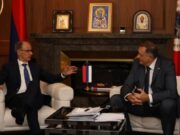 Додик: Задовољство је срести се са Мацутом и разговарати о сарадњи Српске и Србије