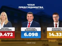 Прве информације за Предсједништво БиХ: Цвијановић увјерљиво води, Вукановић посљедњи